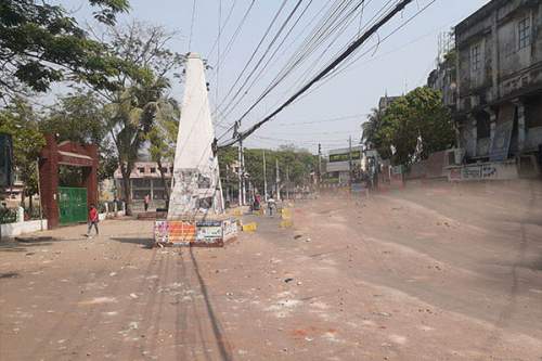 ব্রাহ্মণবাড়িয়ায় যান ও ট্রেন চলাচল বন্ধ