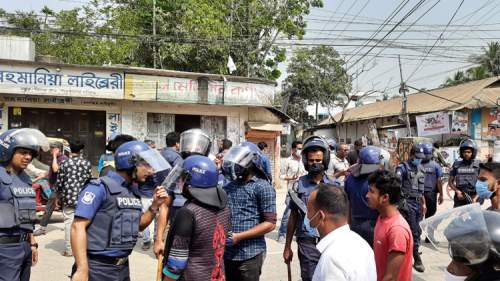 হবিগঞ্জে ছাত্রদল-পুলিশের পাল্টাপাল্টি ধাওয়া, আটক ৭