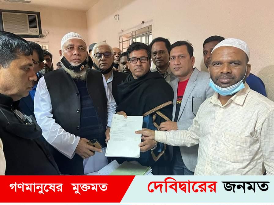 দেবীদ্বারে ১৫ ইউনিয়নে ১১৬ জন চেয়ারম্যান প্রার্থীসহ ৯৫৮ জনের মনোনয়নপত্র জমা