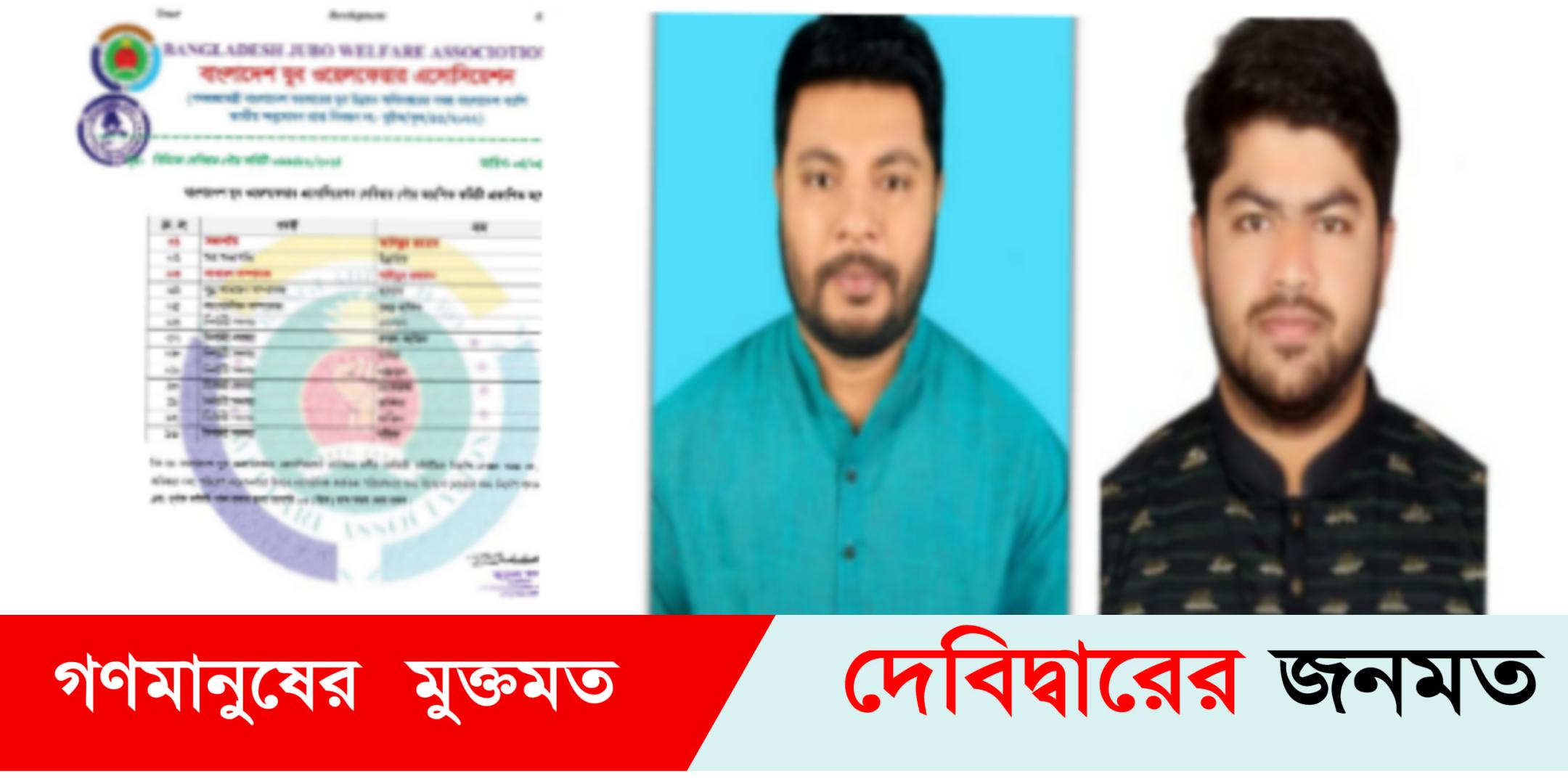 দেবীদ্বারে বাংলাদেশ যুব ওয়েলফেয়ার এসোসিয়েশনের কমিটি গঠন: সভাপতি- আনিছুর রহমান, সম্পাদক- সাইদ