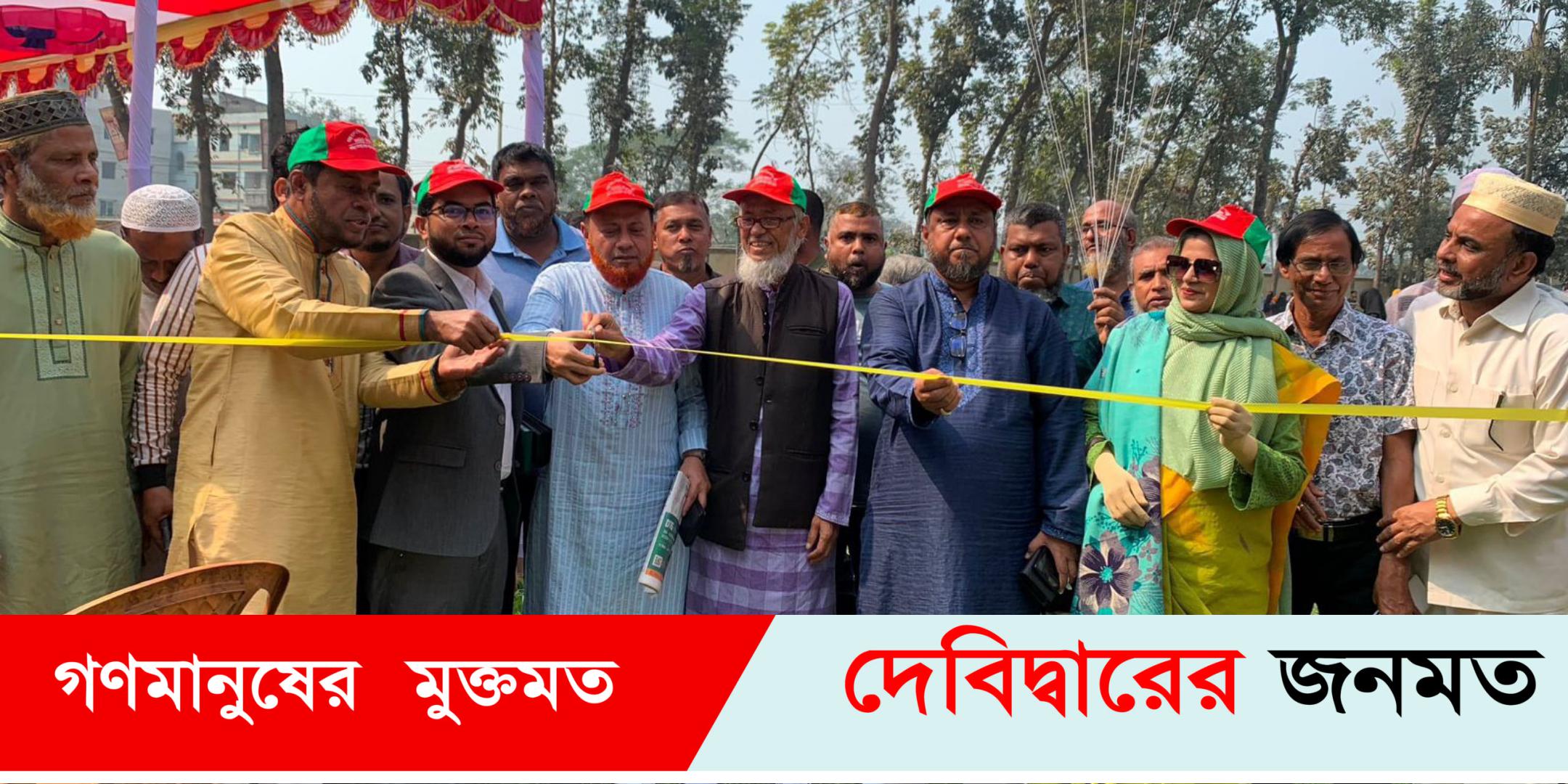 পিঠা উৎসব আমাদের হাজার বছরের  সংস্কৃতি দেবীদ্বারে  ইউএনও আবুল হাসনাত খাঁন